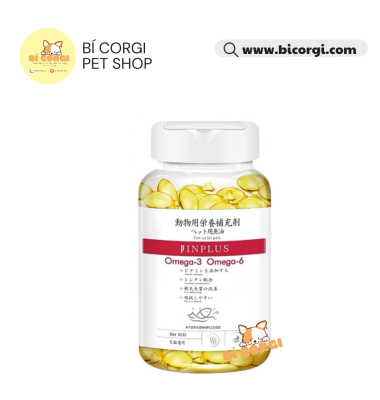 Dầu cá cho chó mèo KOJIMA dạng viên nhập khẩu Nhật Bản bổ sung Omega 3 dạng viên
