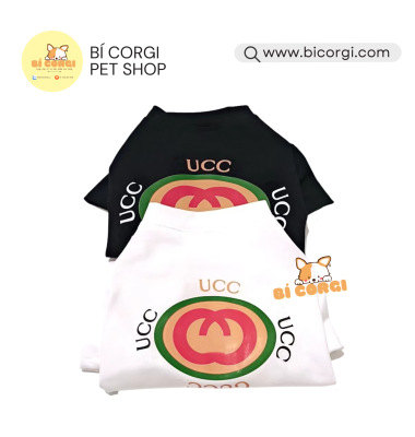 Áo thun vải trơn Gucci sang chảnh chó chó mèo 