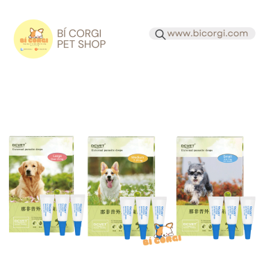 Thuốc nhỏ gáy chống ký sinh trùng cho chó DC VET
