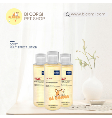 Sữa tắm dưỡng da, điều trị viêm da cho chó mèo DC VET