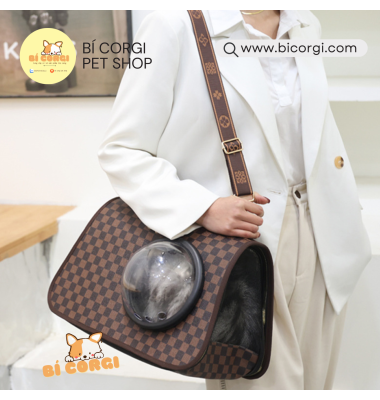 Túi vận chuyển Gucci cho chó mèo 